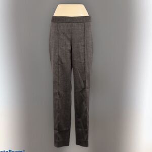 ST. JOHN Emma Womens Wool Grey Career Pants Size 4